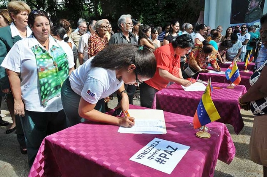 firmas apoyo venezuela