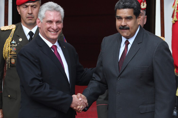 maduro diaz canel mano