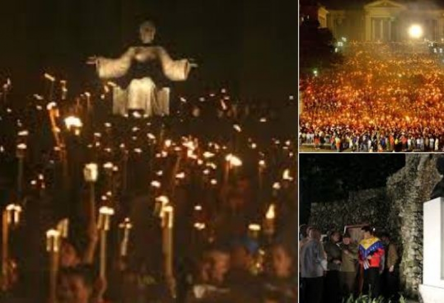 marcha antorchas asistira diaz canel