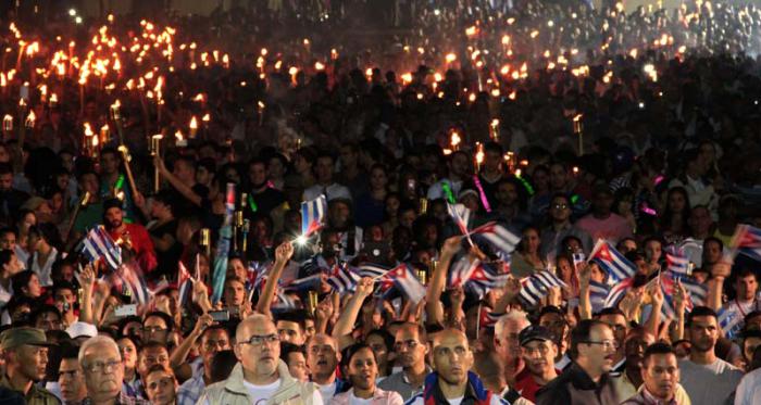marcha antorchas cuba