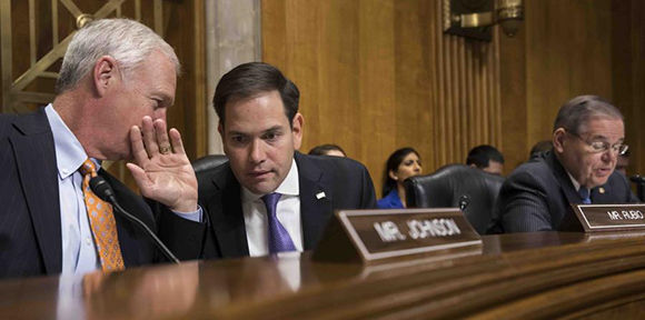 marco rubio en la audiencia del senado por ataques sonicos