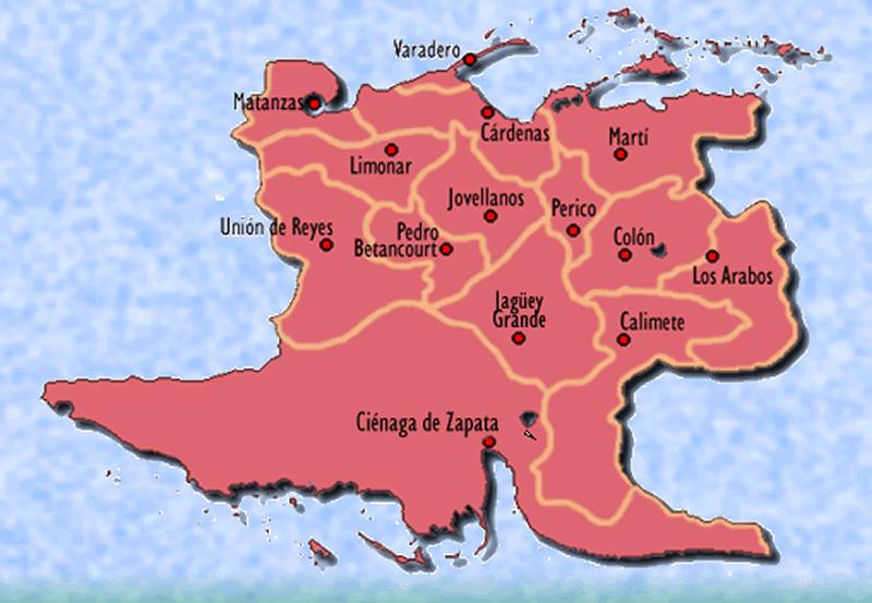 matanzas municipios
