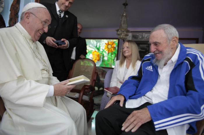 papa francisco fidel