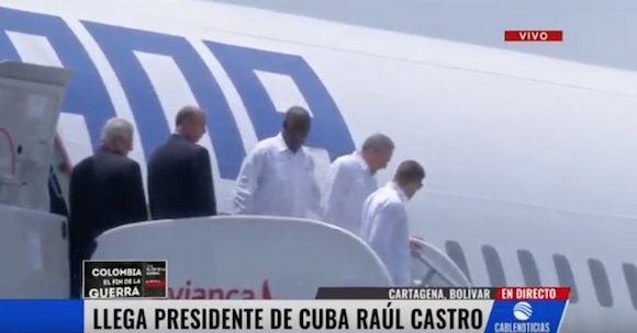 raul-castro-llego-a-colombia