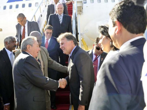 raul llega brasil
