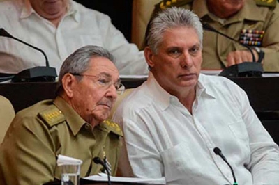 raul y diaz canel envian condolencias