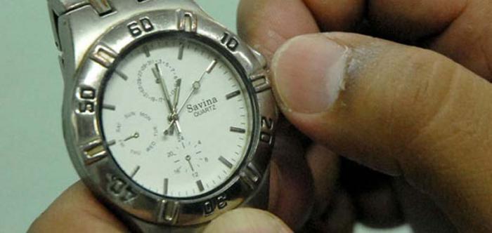 reloj horario verano