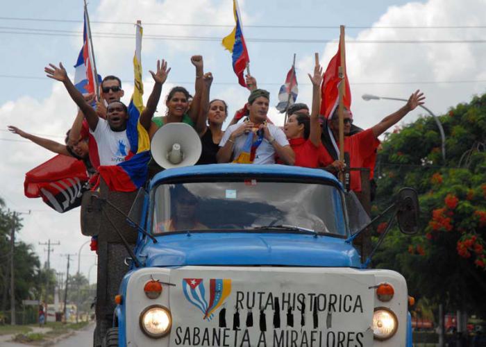 ruta homenaje chavez
