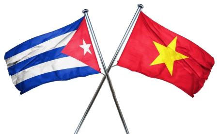 cuba vietnam banderas