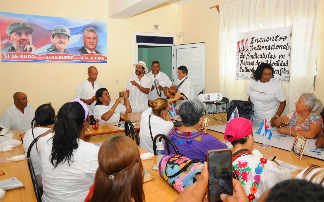 encuentro de sindicalistas cultura 2022 Gtmo 1