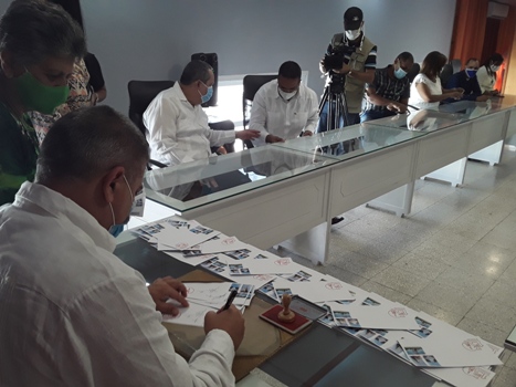 sello cancelación 150 villa 1