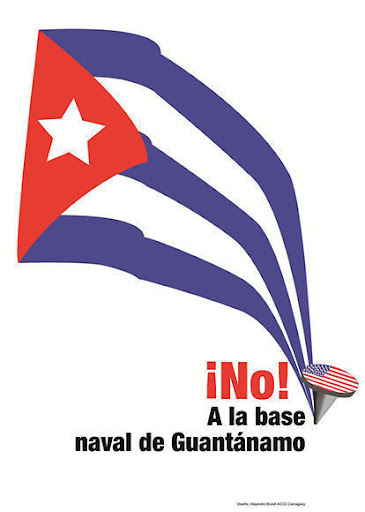 No a la base naval de EEUU en Guantánamo