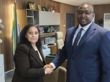 Recibió Canciller de Sierra Leona a embajadora cubana